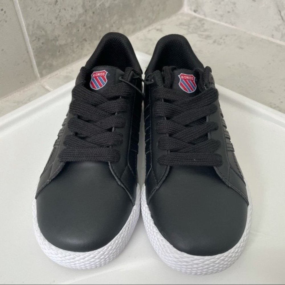 K-Swiss Kids Black Lace-up Sneaker - Picture 3 of 12